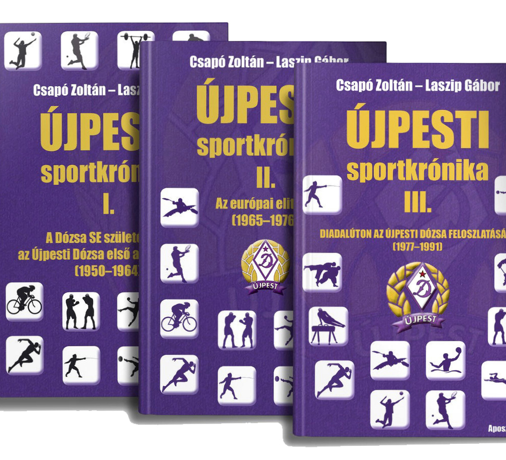 Újpesti sportkrónika - 1. 2. és 3. kötet